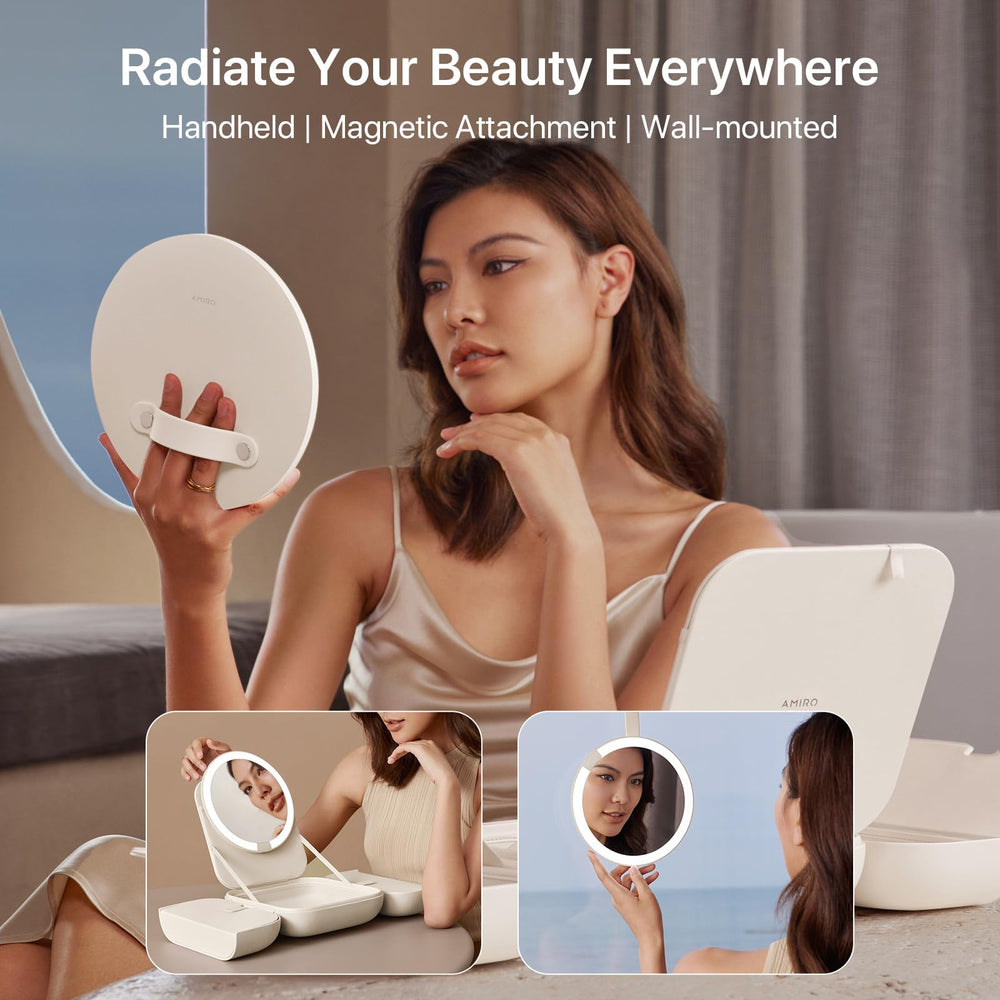 AMIRO M2 LED mirror with color options for precise lighting