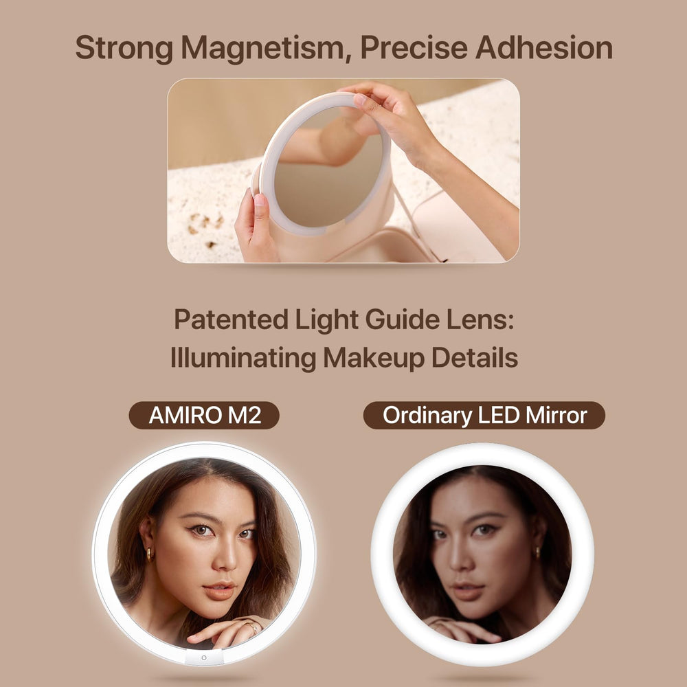 AMIRO M2 waterproof PU exterior protects cosmetics during travel