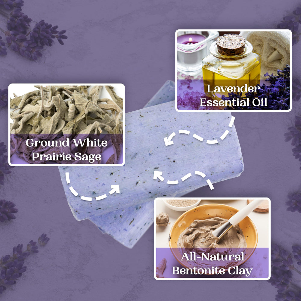 Amish Farms Face & Body Soap image shows versatile daily use for skin and more.