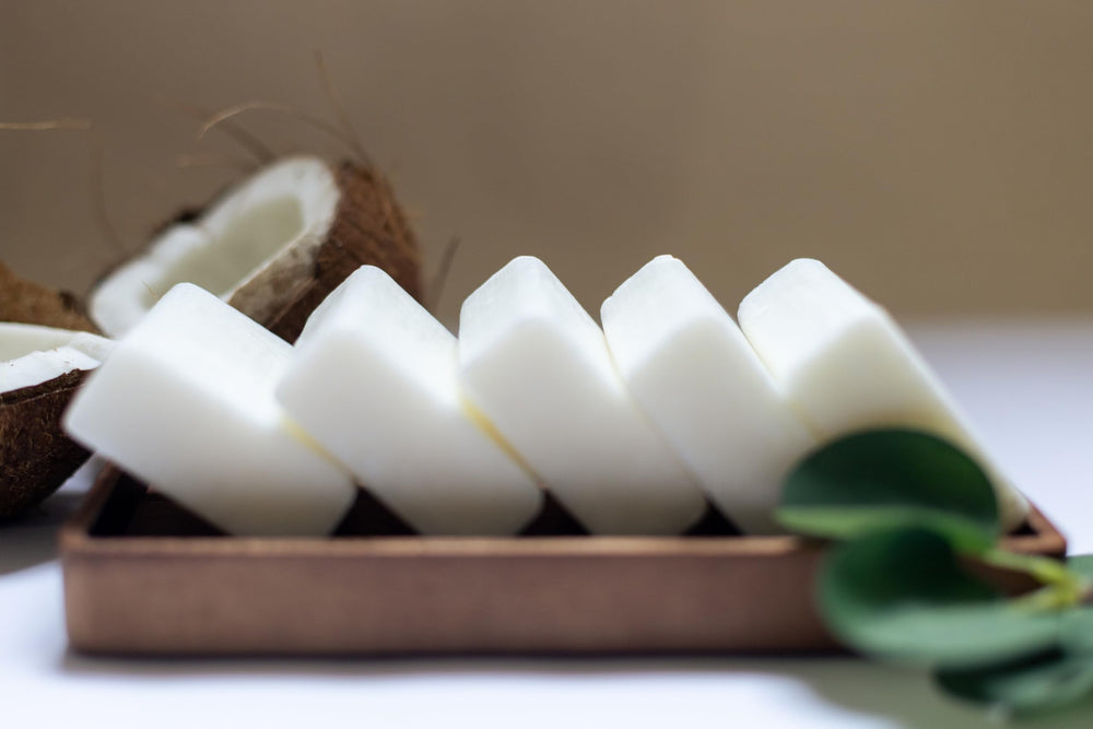 Amish Farms Pure Moisturizing Bar packaging shows five-bar set for easy skincare routines.