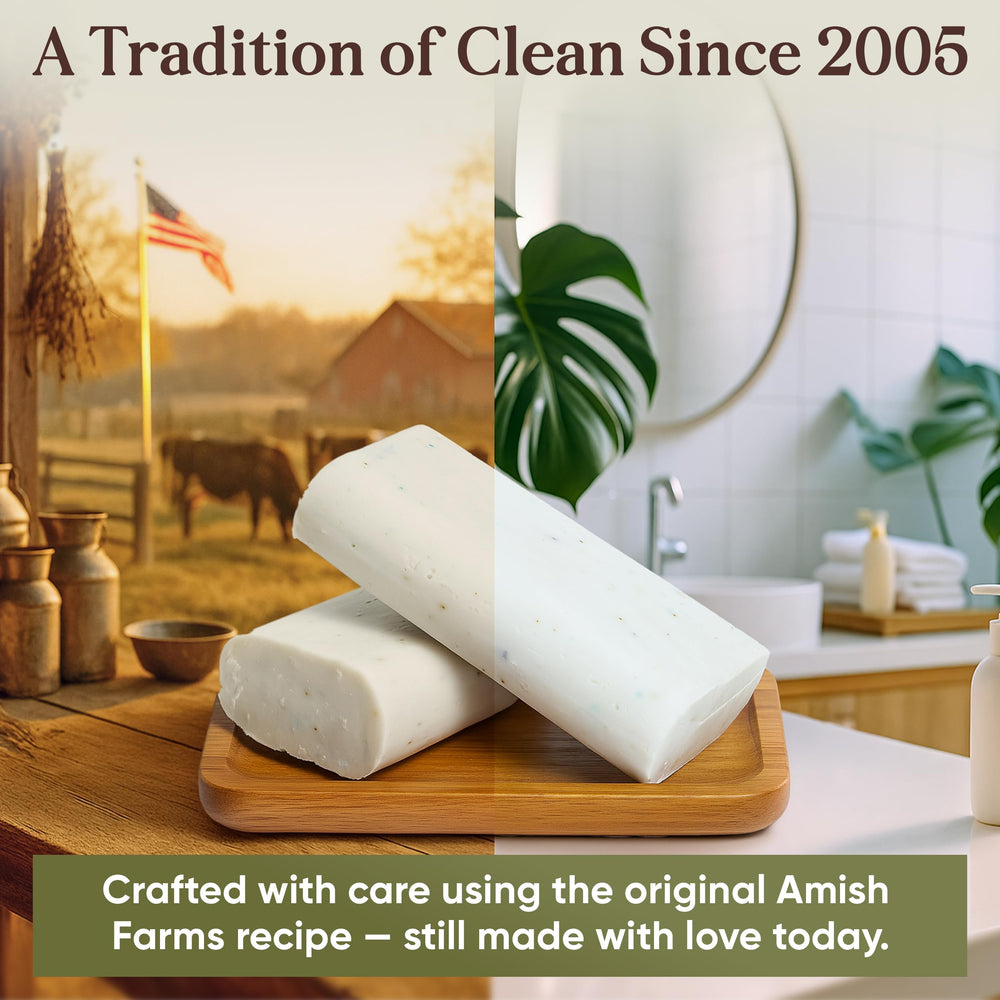 Amish Farms Soap Value Pack color varieties and clean scent appeal for family use.