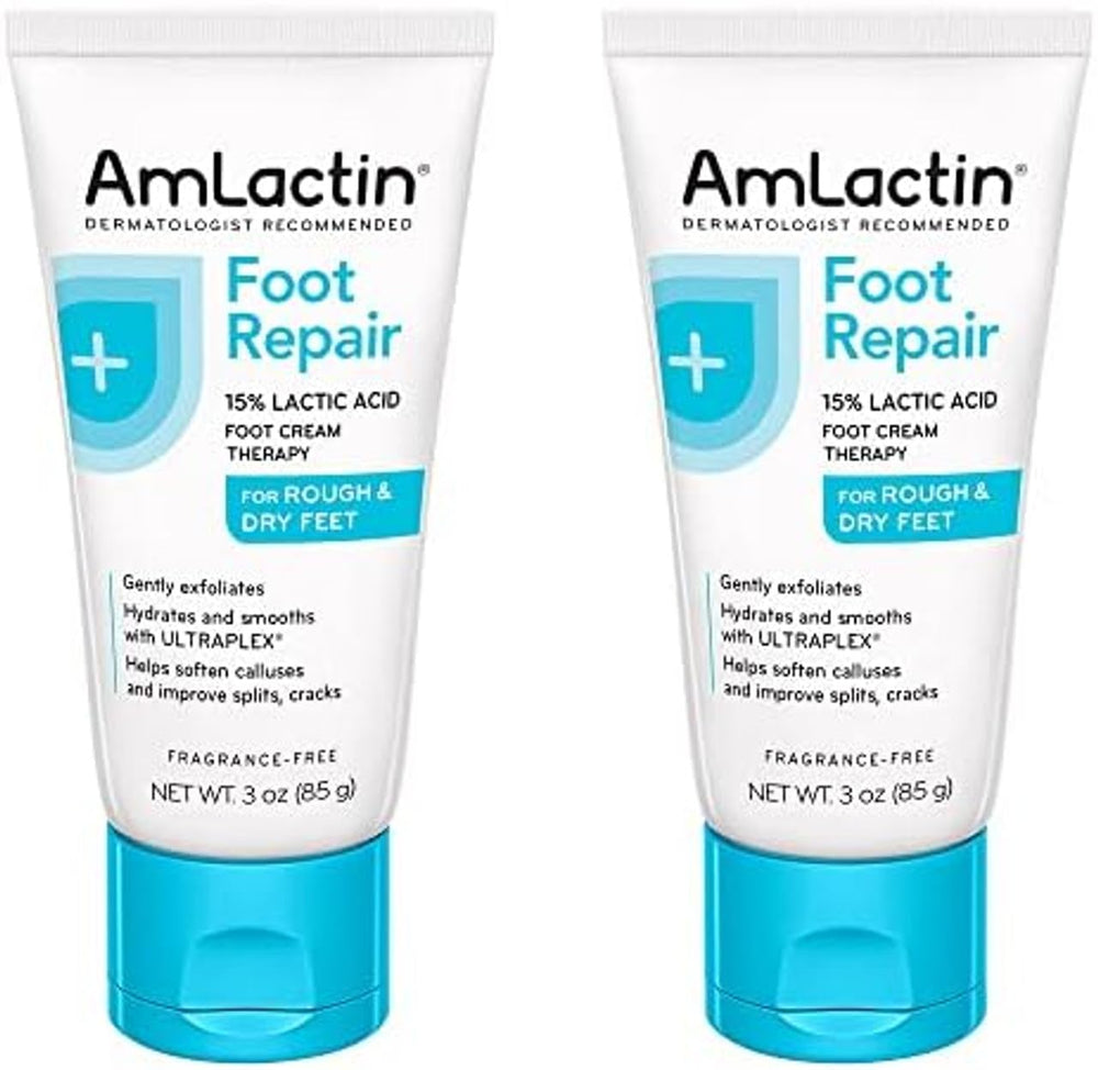 AmLactin Foot Cream Therapy rough-dry-feet before image shows problem area