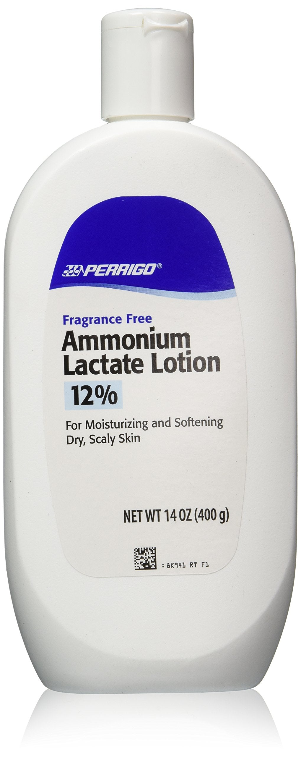 Ammonium Lactate Lotion 12% fliptop bottle front promotes hydration for dry skin