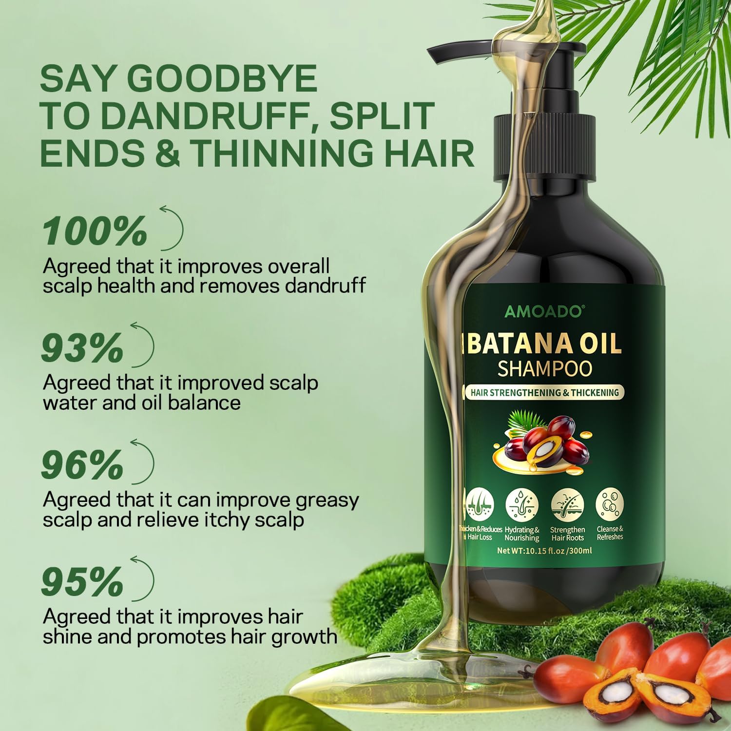 Ginger in the formula adds energizing scent and nourishment.