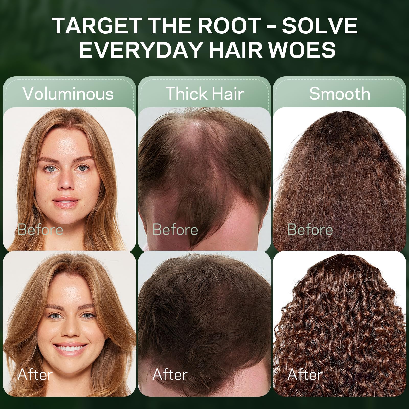 AMOADO hydrolyzed keratin deep moisture shot shows reconstruction and soft shine.