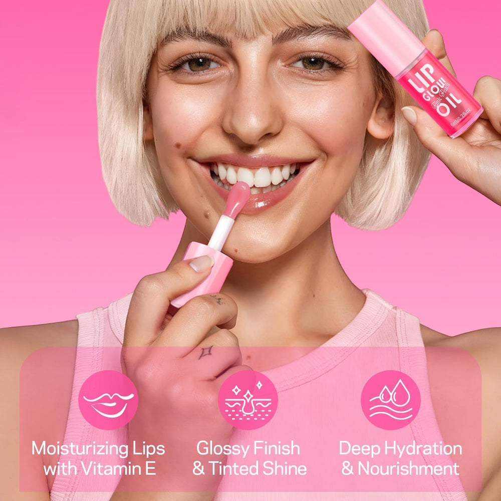 AMOADO lip oil watermelon shade for a fresh tinted gloss look