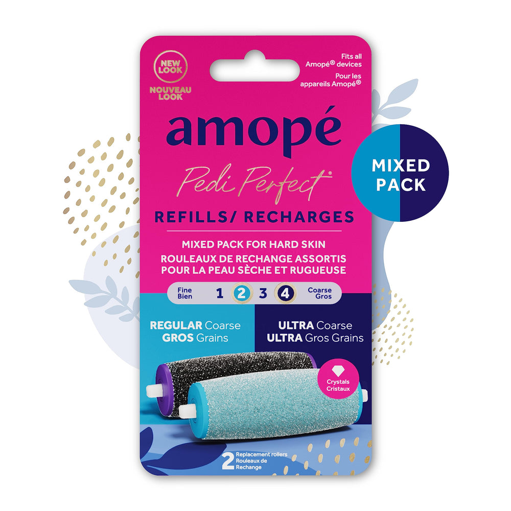 Amope Pedi Perfect ultra coarse refill for rapid removal of tough skin.