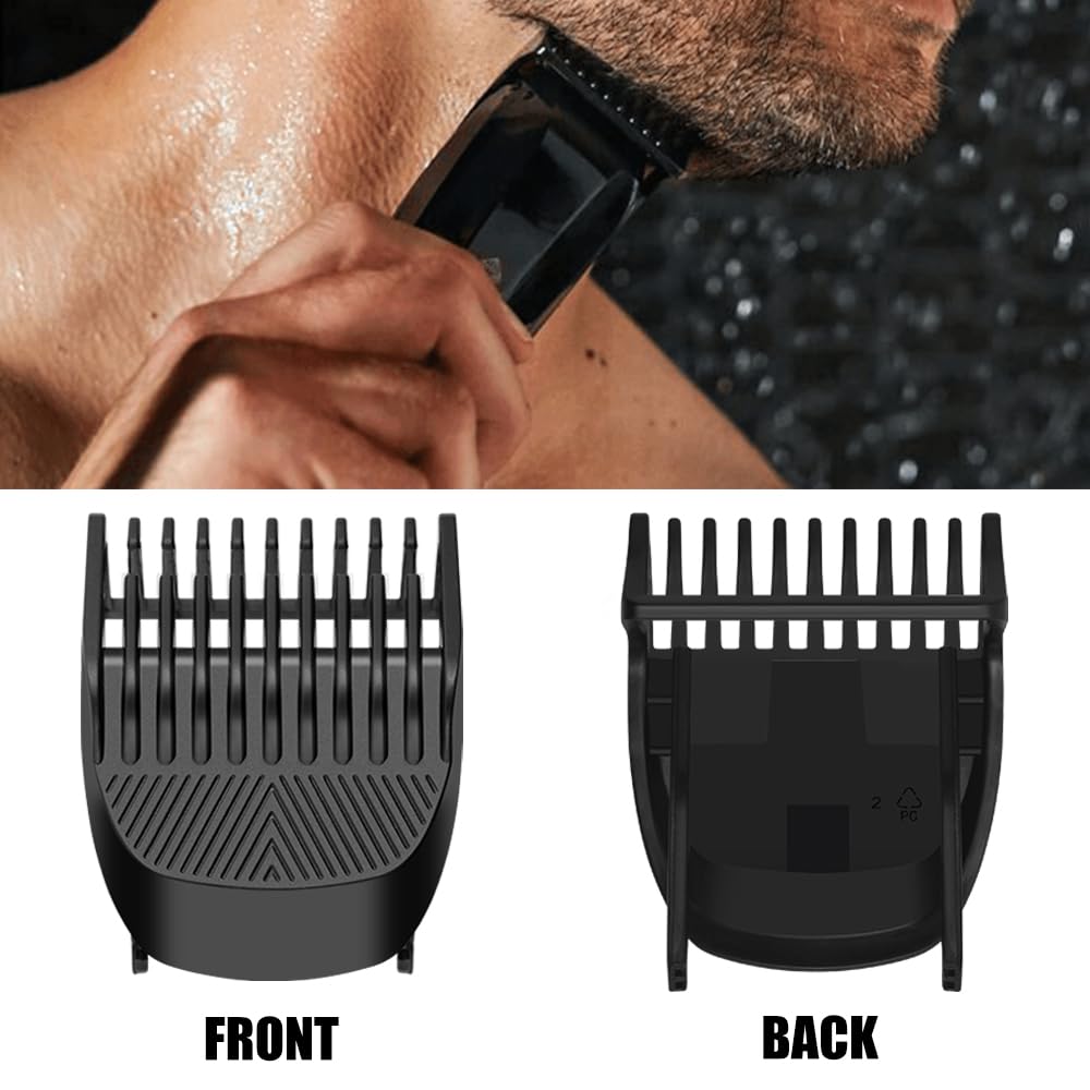 Amorka replacement guard 10mm for Manscaped Beard Hedger offers long trims for clean overall maintenance.