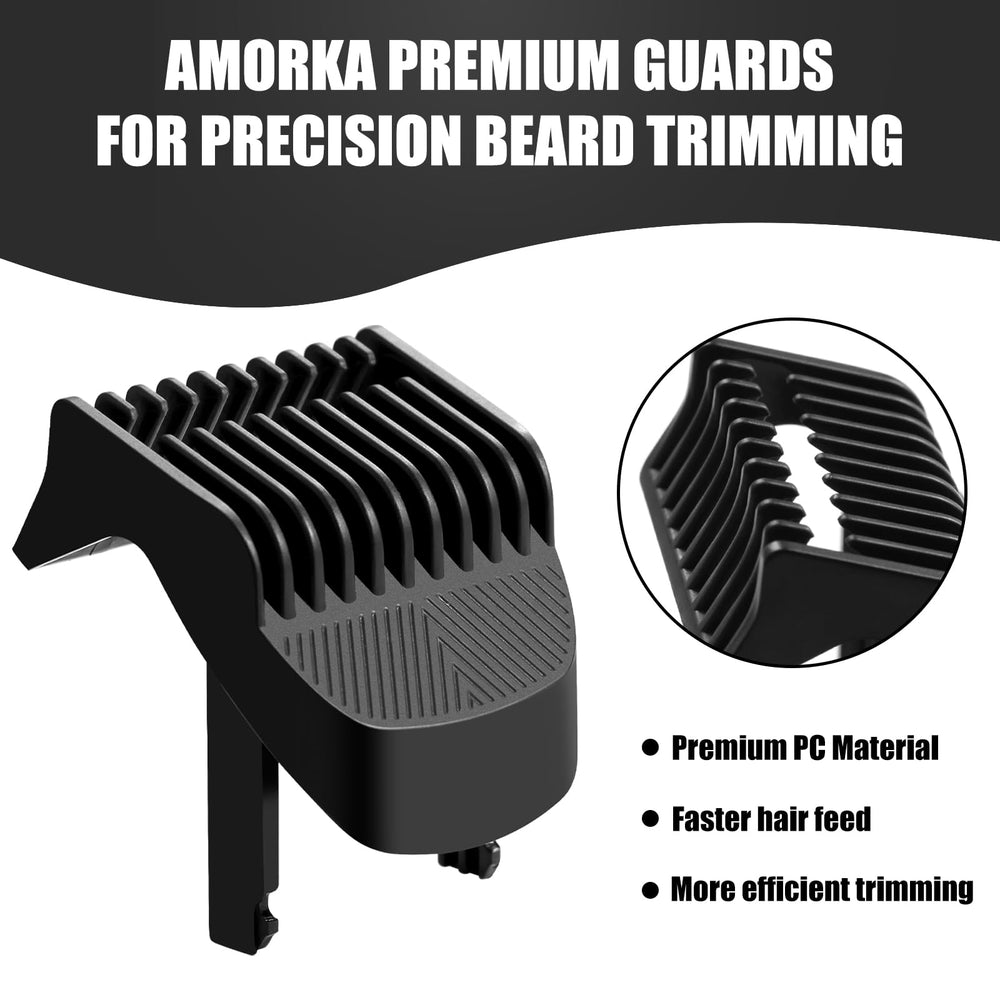 Amorka replacement guard 1mm for Manscaped Beard Hedger enables subtle detailing and smooth contours.