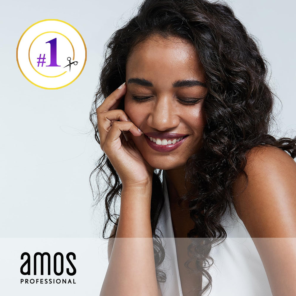 AMOS PROFESSIONAL Curl Defining Cream compact packaging for travel-friendly use.