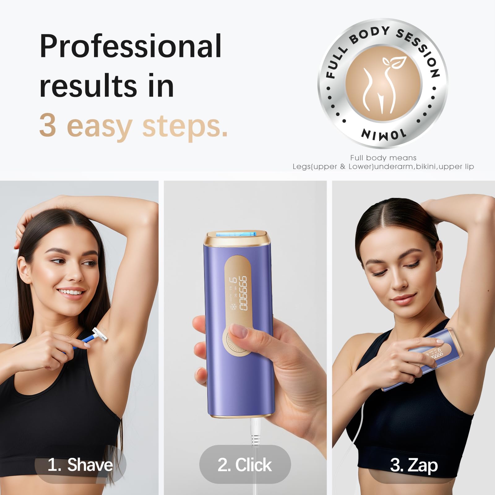 AMOTAOS 19J energy per pulse targets hair growth with controlled delivery.