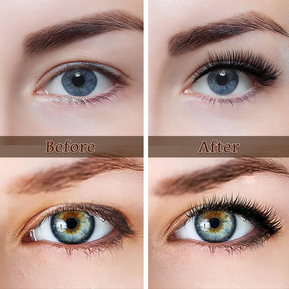 AmoVee temperature-sensitive adhesive lashes stay secure during activity