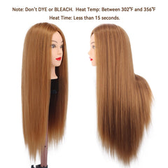 Amyqueen mannequin head color 27 light brown matches salon looks