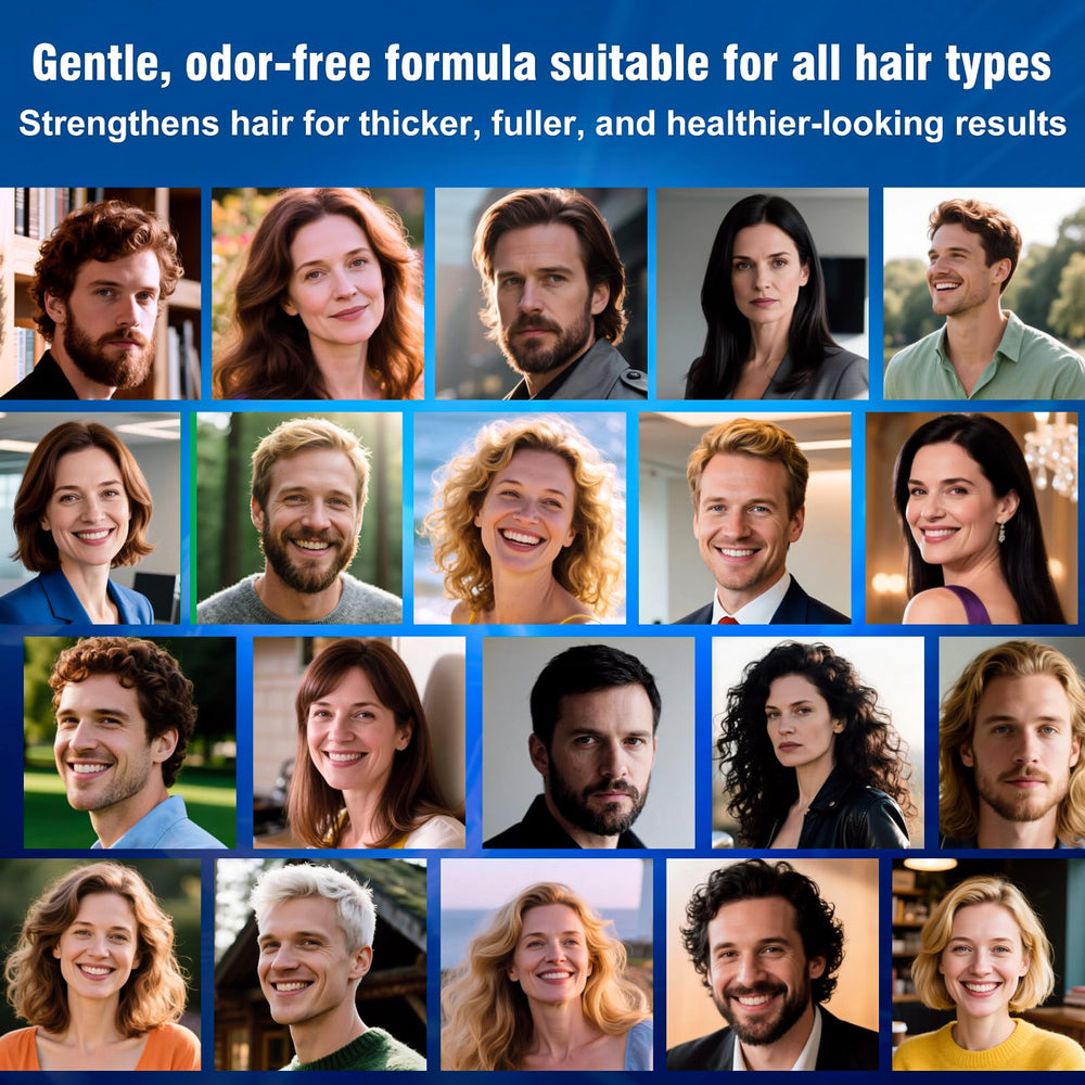 AMRWRIR unscented Minoxidil formula indicating gentle topical care.