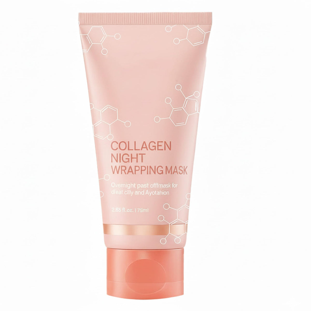 AMUA Yuri collagen overnight wrap mask packaging image, premium design suitable for gifting