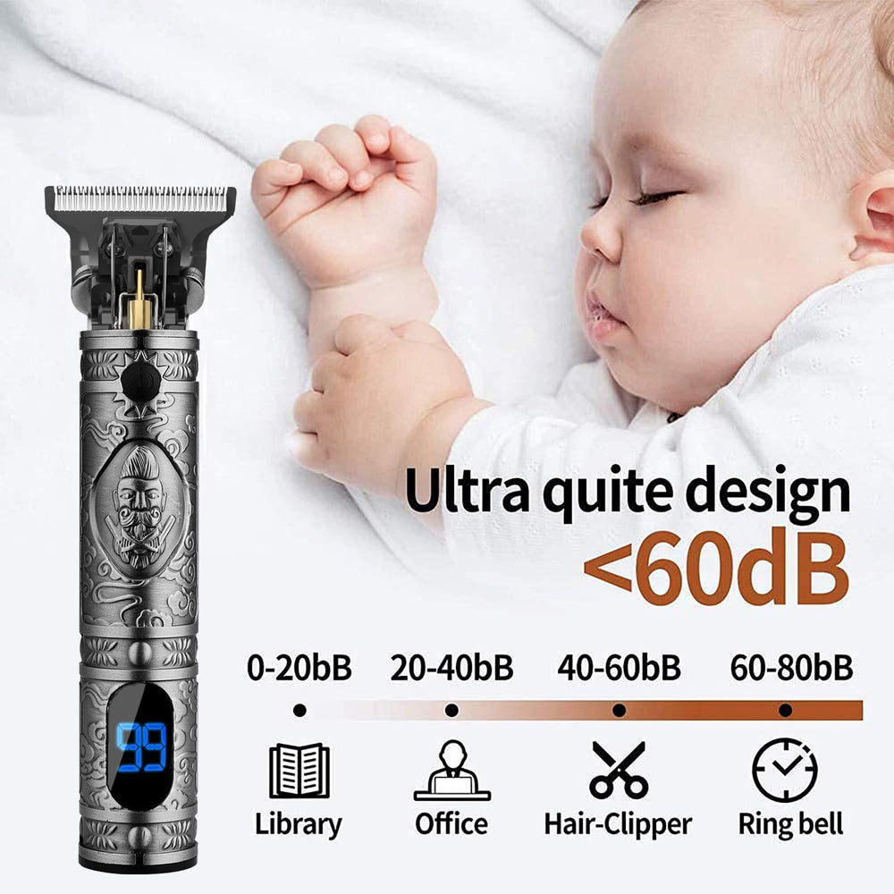AMULISS Professional Trimmer stainless blade delivers precise clean cuts