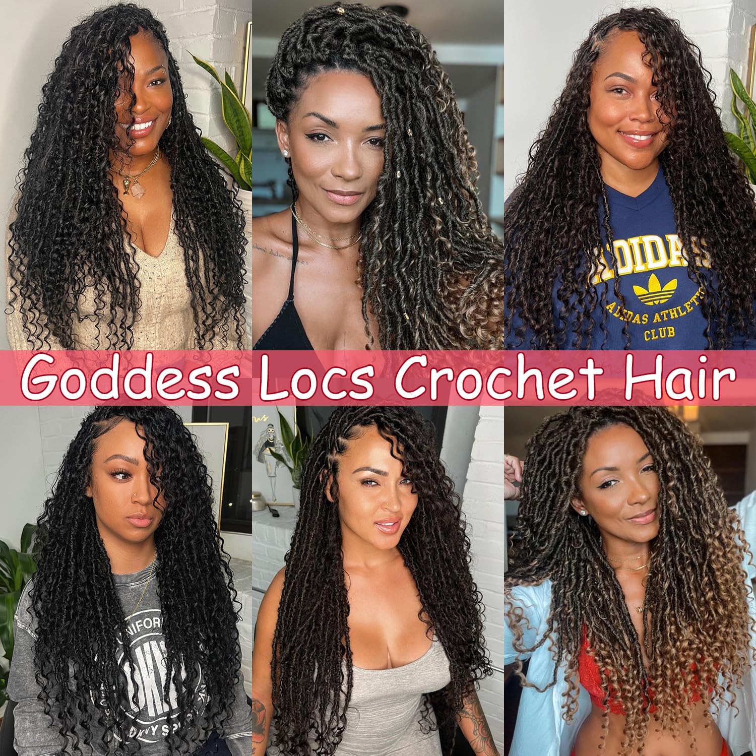 AMUMI Goddess Locs packaging and eight-pack bundle supports easy preparation.