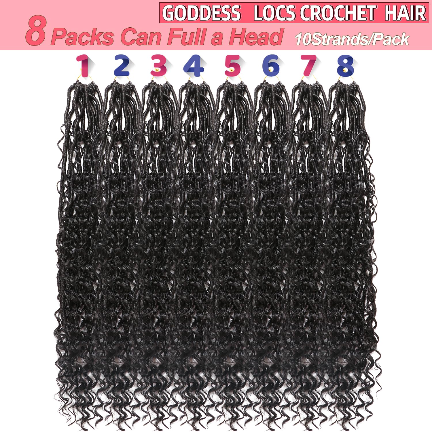 AMUMI Goddess Locs soft and lightweight feel for comfortable all-day wear.