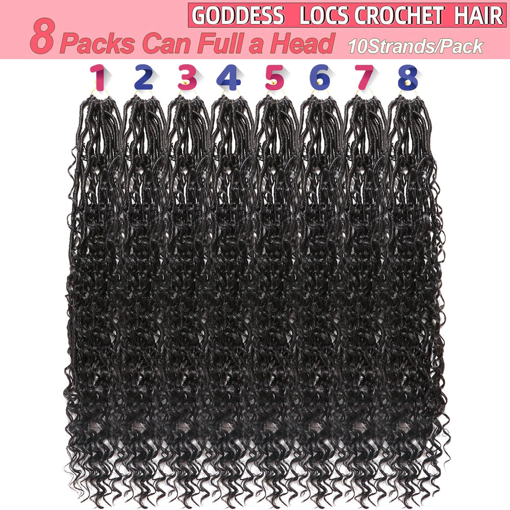 AMUMI Goddess Locs soft and lightweight feel for comfortable all-day wear.