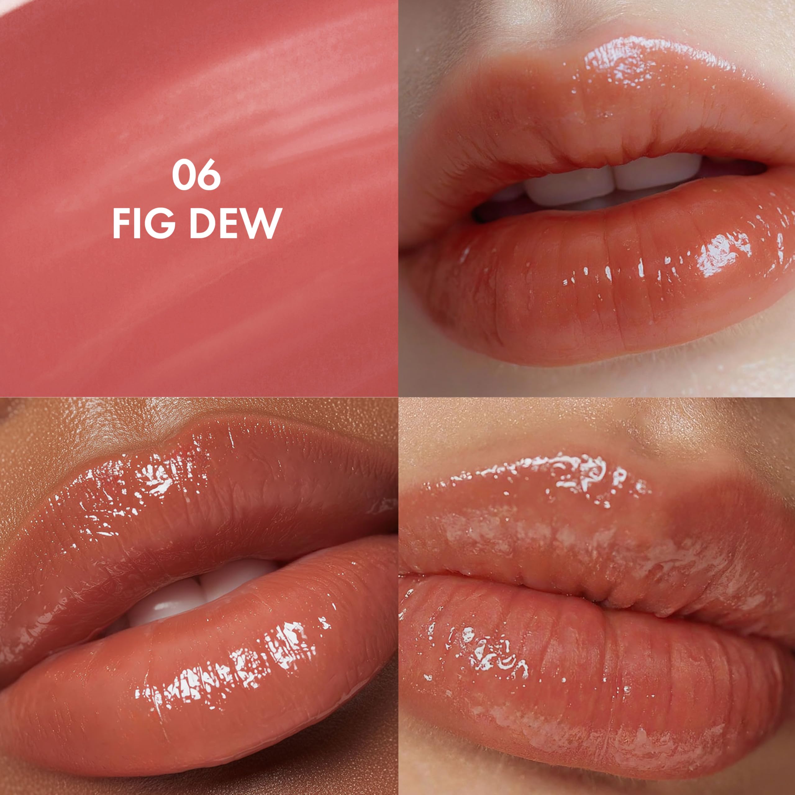 Amuse Seoul Daisy Flower Dew Tint 06 Fig Dew color swatch showing vibrant shade