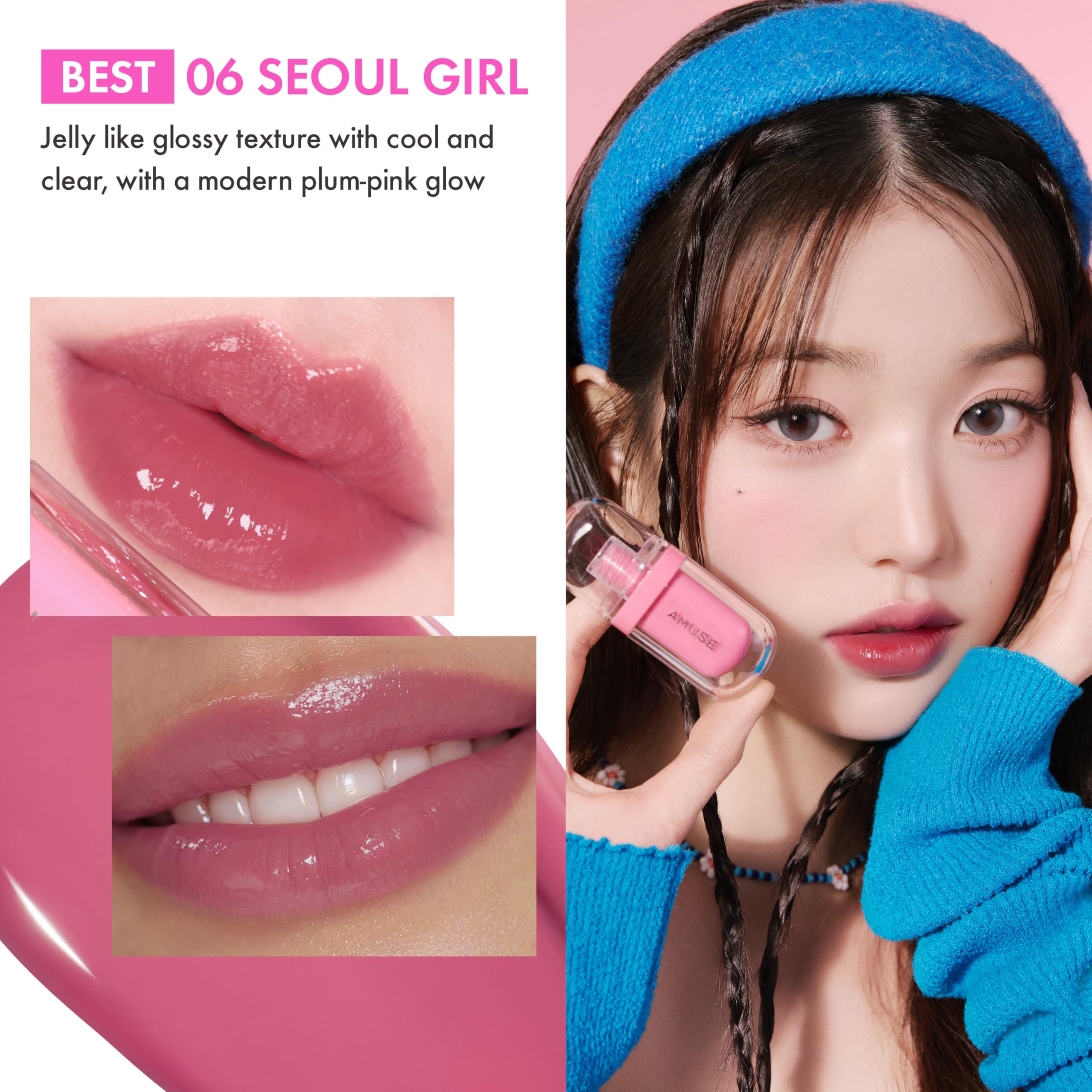 Amuse Seoul Jel-Fit Tint vegan-certified formula in a clean cosmetic packaging