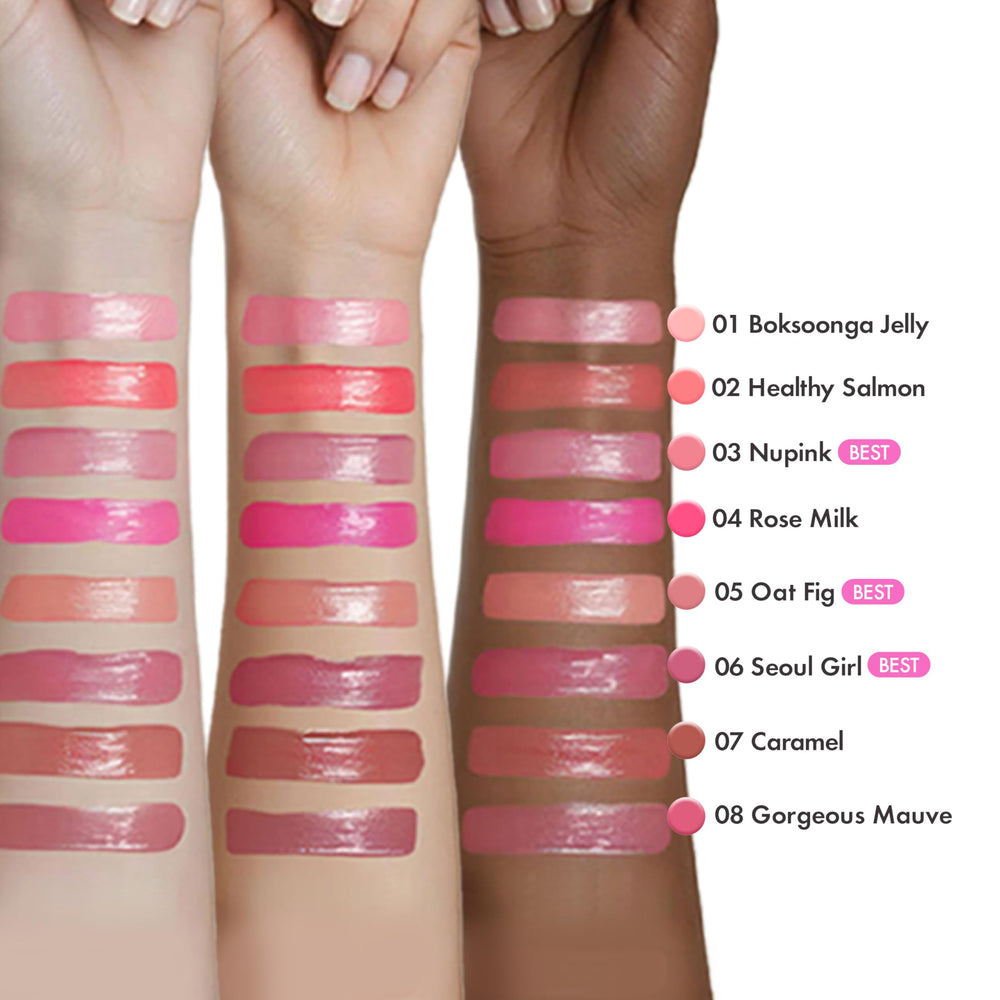 Amuse Seoul Jel-Fit Tint vitamin E acetate nourishment for lips
