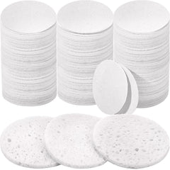 Amyhill compressed facial sponges pack shown for daily cleansing and replacement