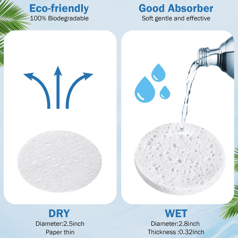 Amyhill expanded wet sponge size demonstrates full expansion for cleansing