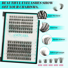 AMZGIRL LASH Applicator tweezer preparing precise cluster placement