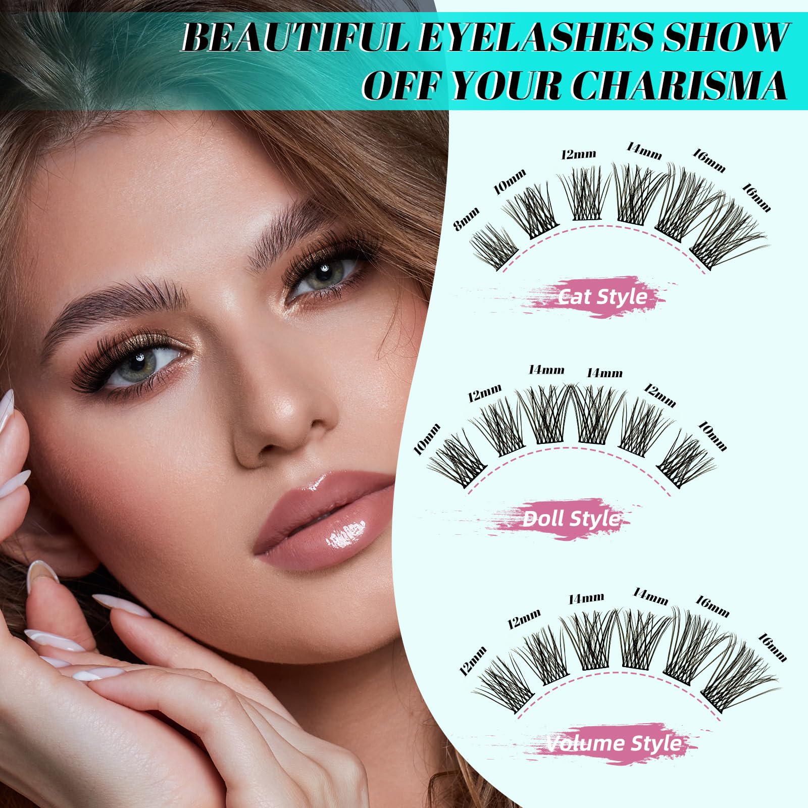 AMZGIRL LASH DIY kit at-home setup illustrating versatile, cost-saving lash styling