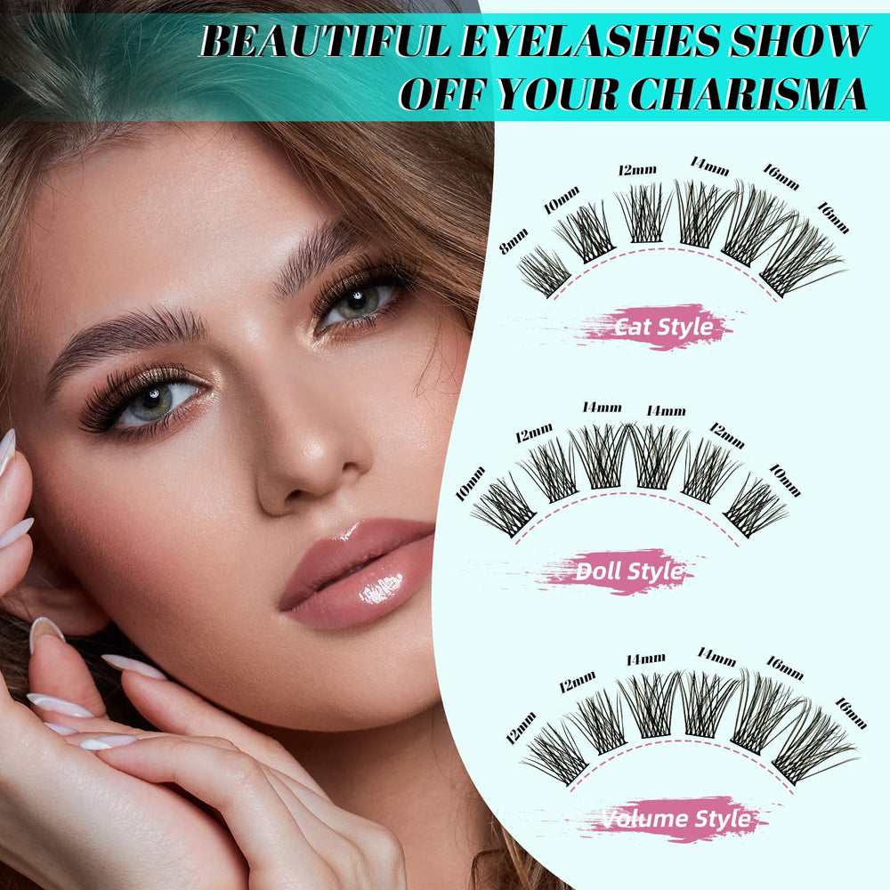 AMZGIRL LASH DIY kit at-home setup illustrating versatile, cost-saving lash styling