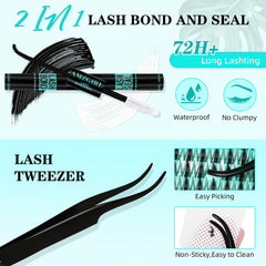 AMZGIRL LASH lash tweezer for precise cluster placement