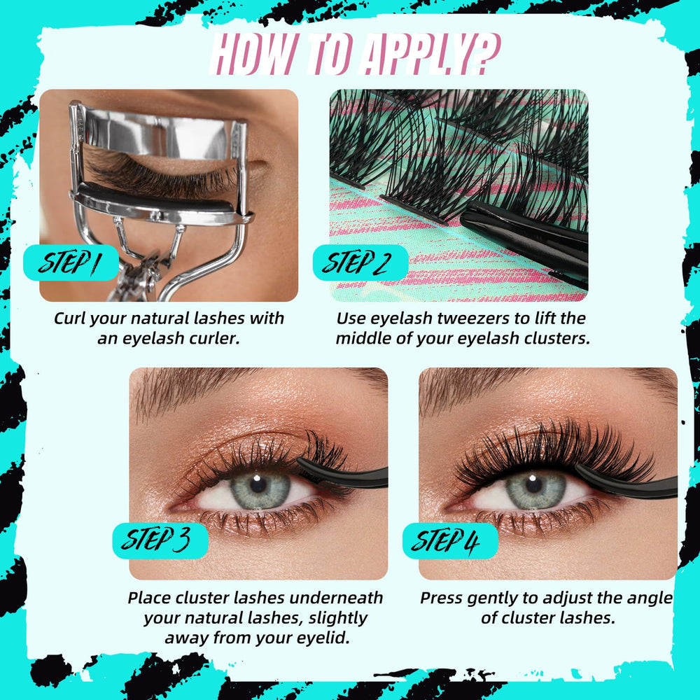 AMZGIRL LASH Midnight Kit length options 8-16mm for versatile looks