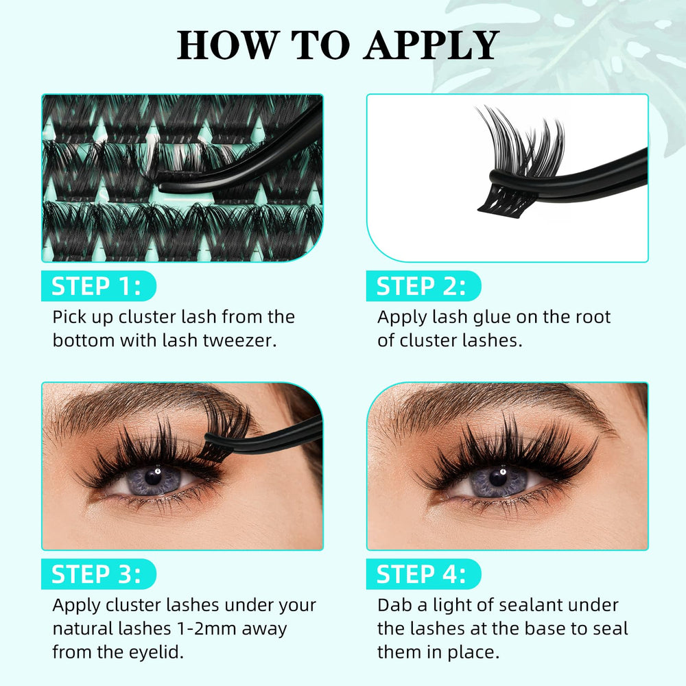 AMZGIRL LASH wispy 10-18mm lashes enable customizable looks.