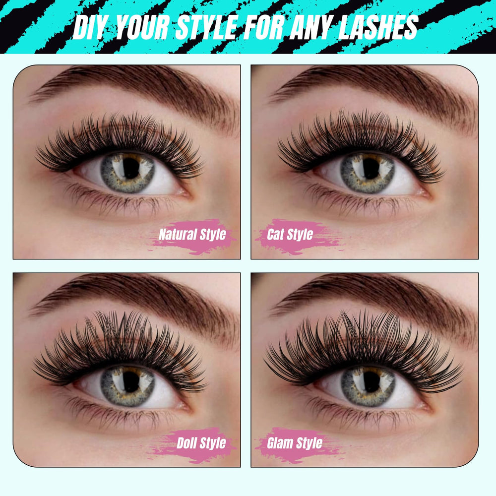 AMZGIRL LASH Upgraded black seal blends with clusters