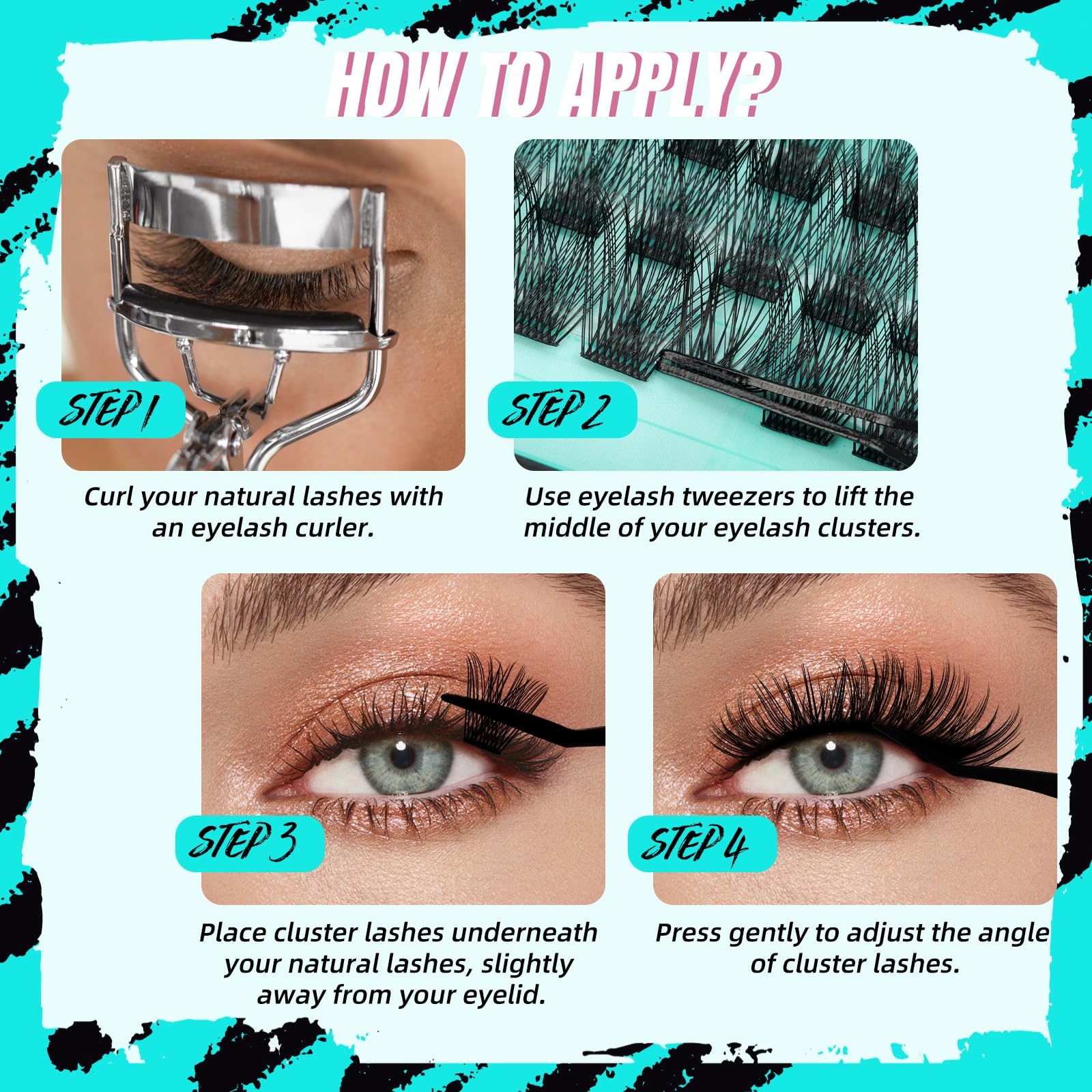 AMZGIRL LASH Lightweight clusters for a natural, effortless look