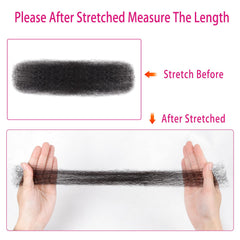 Amzluck Afro Kinky bulk locs hair 12in great for faux locs with fullness