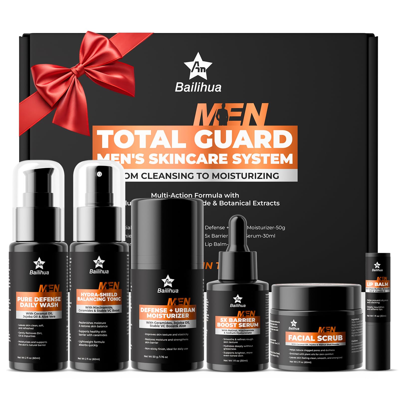 AN BAILIHUA vegan and cruelty-free skincare label highlights clean ingredients.