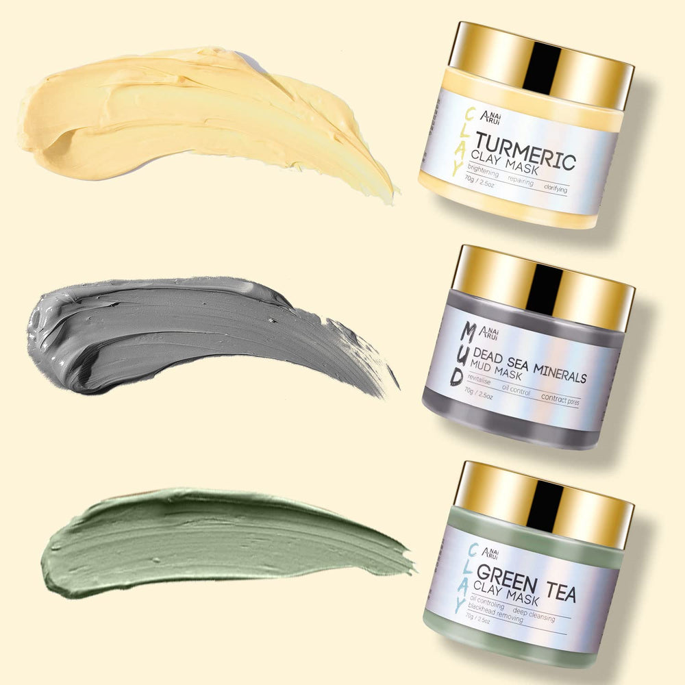 ANAI RUI three-mask set display illustrates a complete skincare routine option.