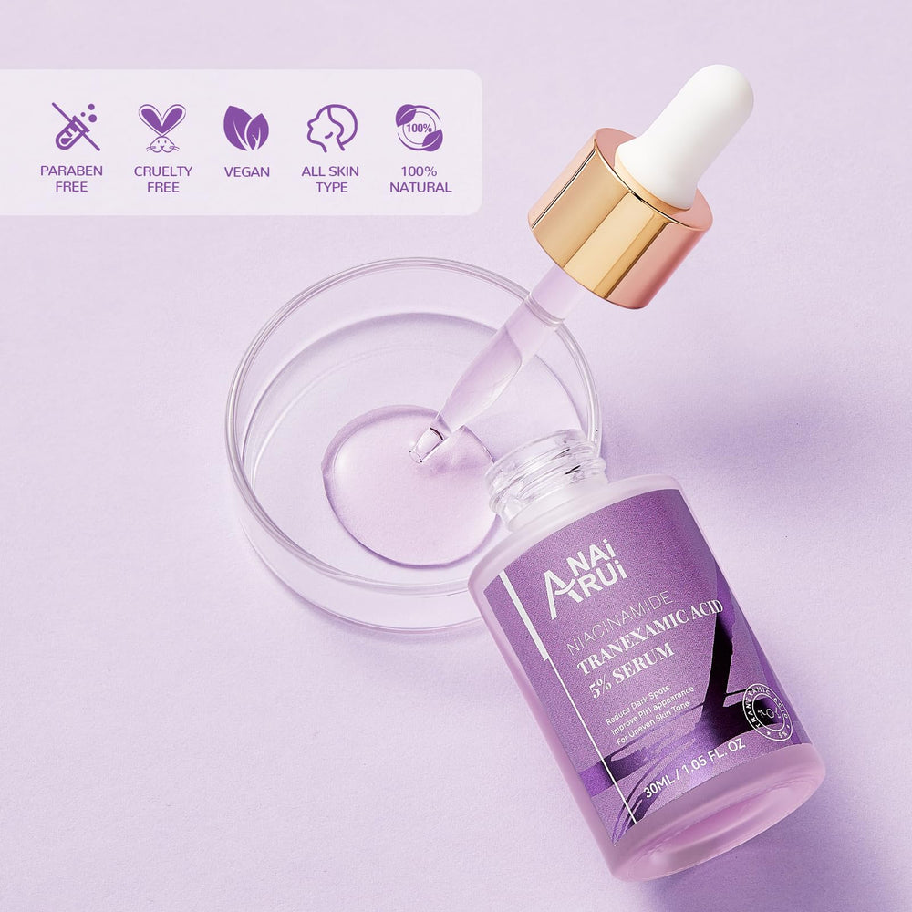 ANAI RUI Hyaluronic Acid droplet showing skin hydration benefit