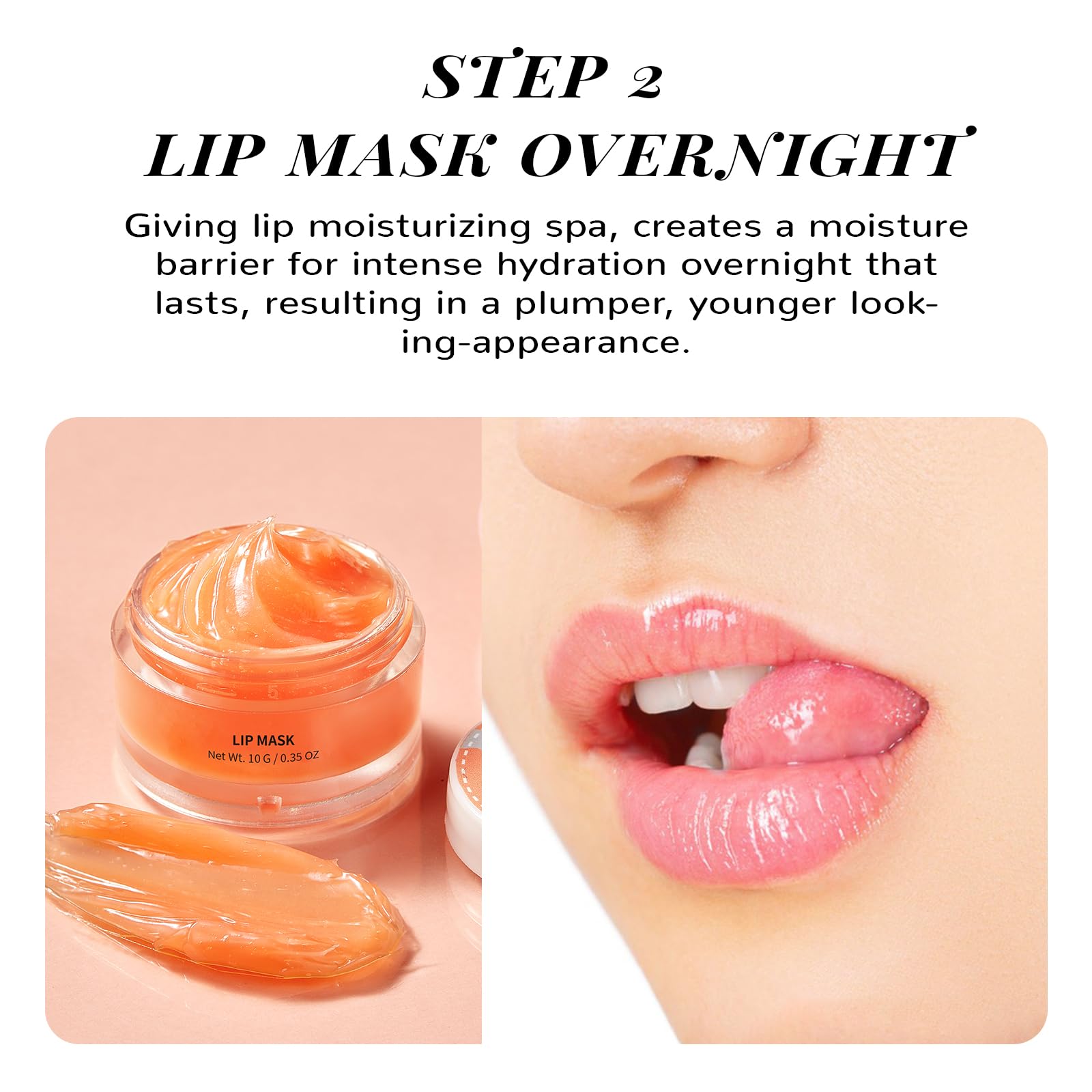 ANAI RUI Lip Mask night-usage supports overnight hydration.