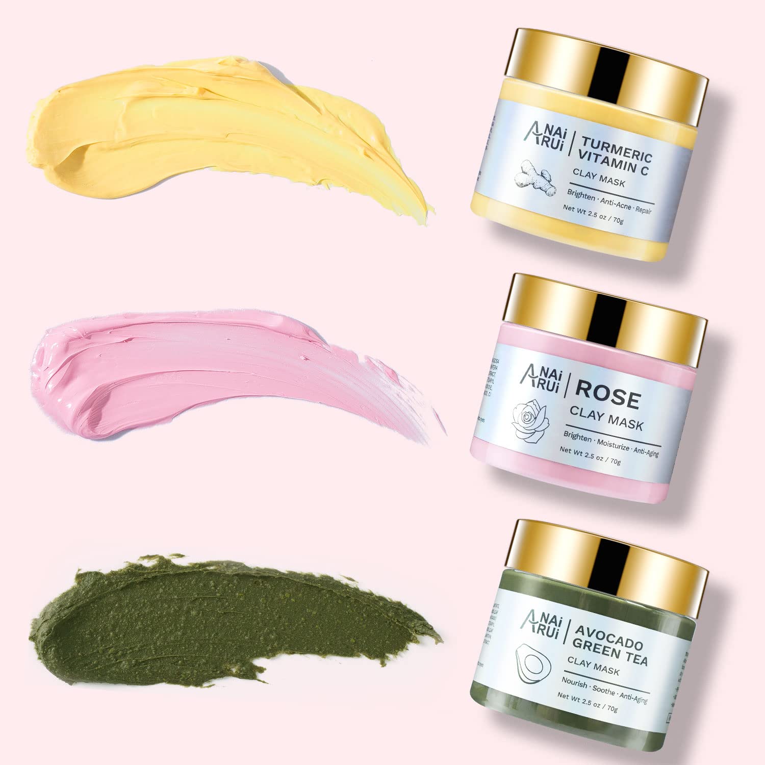 ANAI RUI pore-cleansing mud mask clarifies complexion after use.