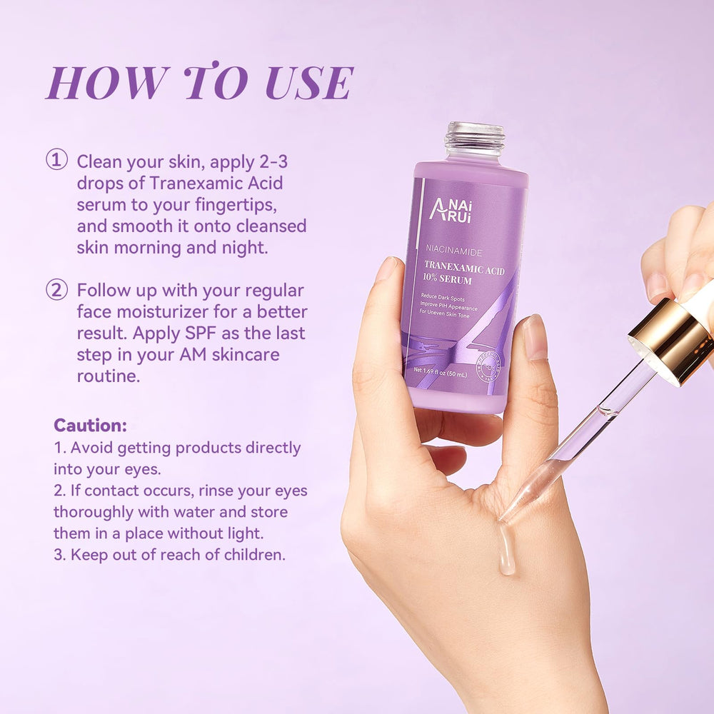 ANAI RUI serum kojic-acid-ingredient indicates brightness-focused, gradual improvement.