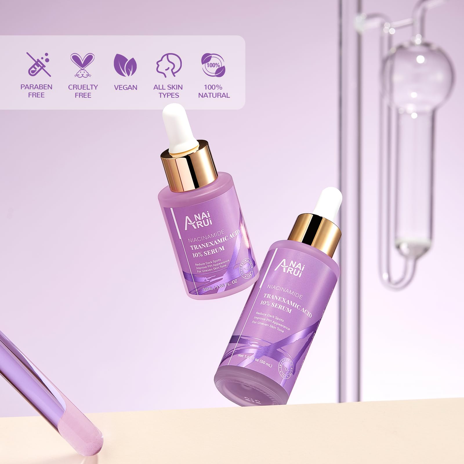 ANAI RUI 50ml packaging display shows generous capacity for extended use.