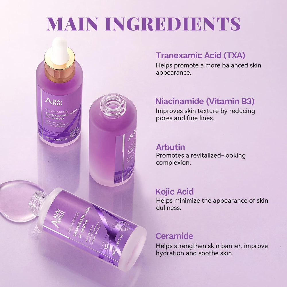 ANAI RUI serum texture closeup reveals a fast-absorbing formula for daily use.