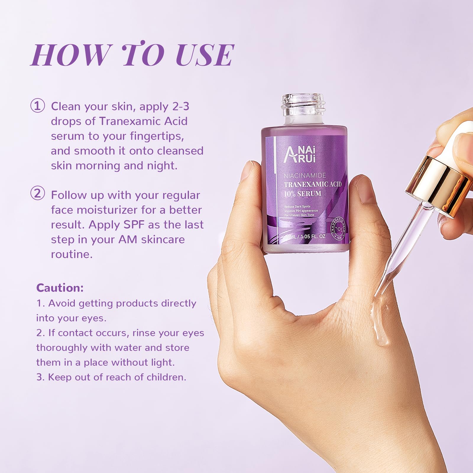 ANAI RUI skin tone improvement concept image suggests gradual brightening with consistent use