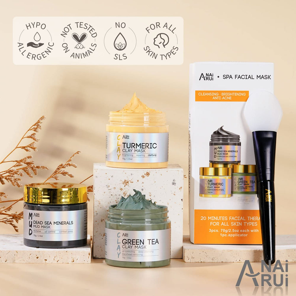 ANAI RUI stocking-stuffer idea shows compact 2.5 oz masks for travel.