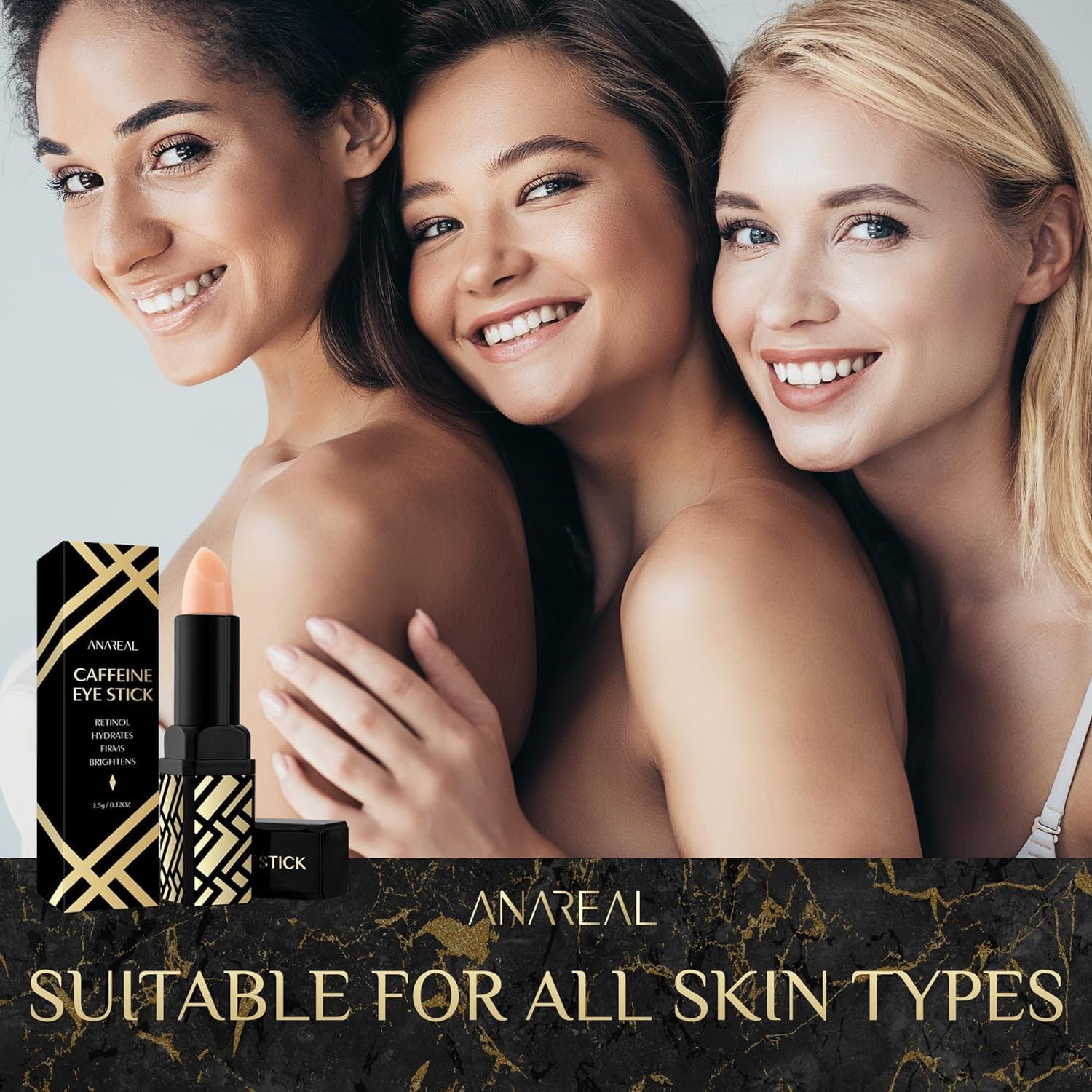 ANAREAL face-eyes-brightening balm texture detail for easy application