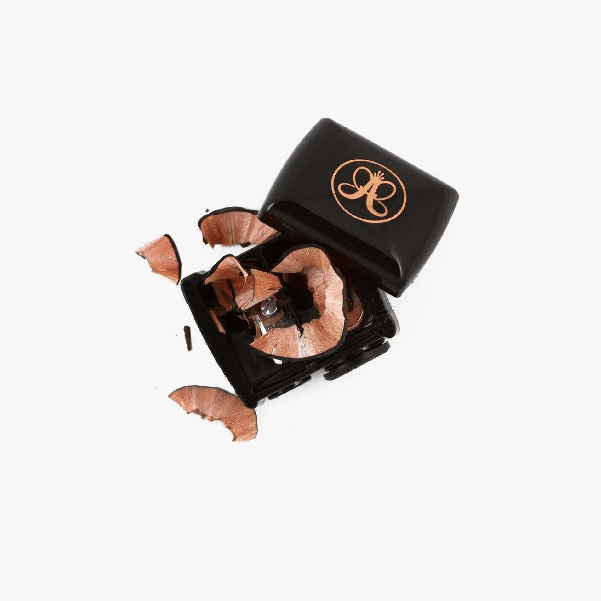 Anastasia Beverly Hills close-up of dual stainless-steel blades for precise sharpening