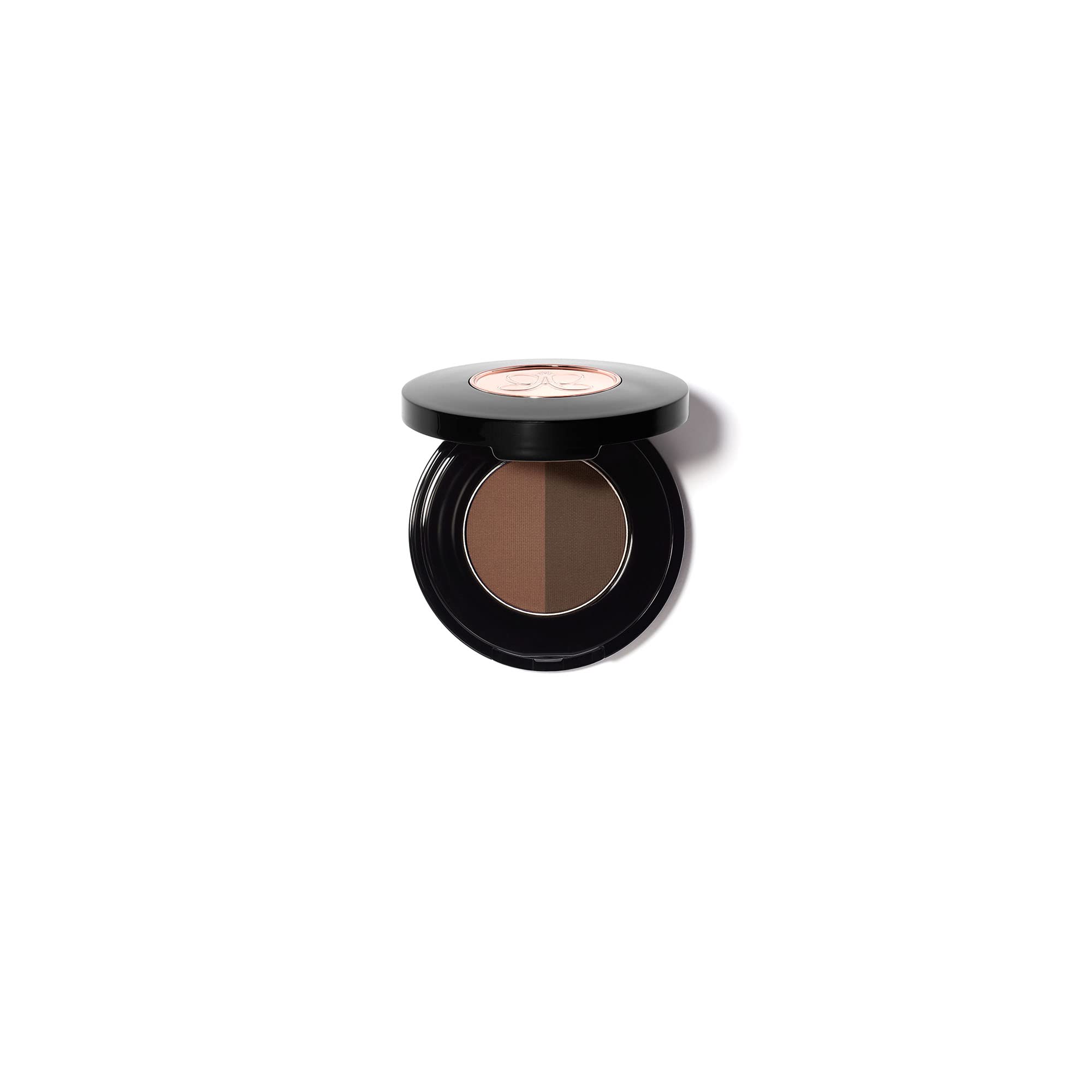 Anastasia Beverly Hills Brow Powder Duo Chocolate close-up showing dual shades for natural ombré brows